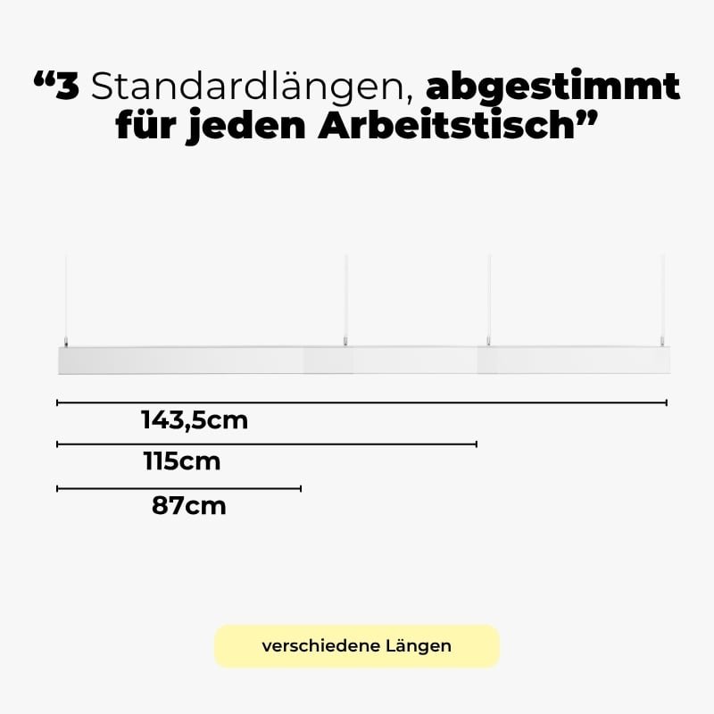 Büro Pendelleuchte Edge - Längen-min
