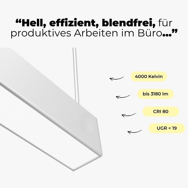 Büro Pendelleuchte Edge - Stromzufuhr-min