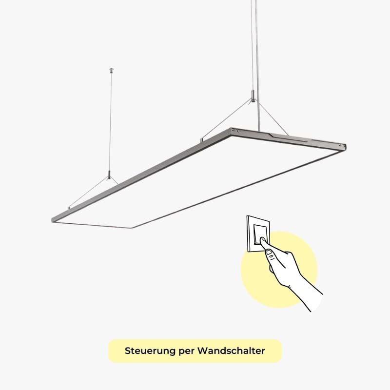 Büro Pendelleuchte Flat 120x30 - Steuerung-min