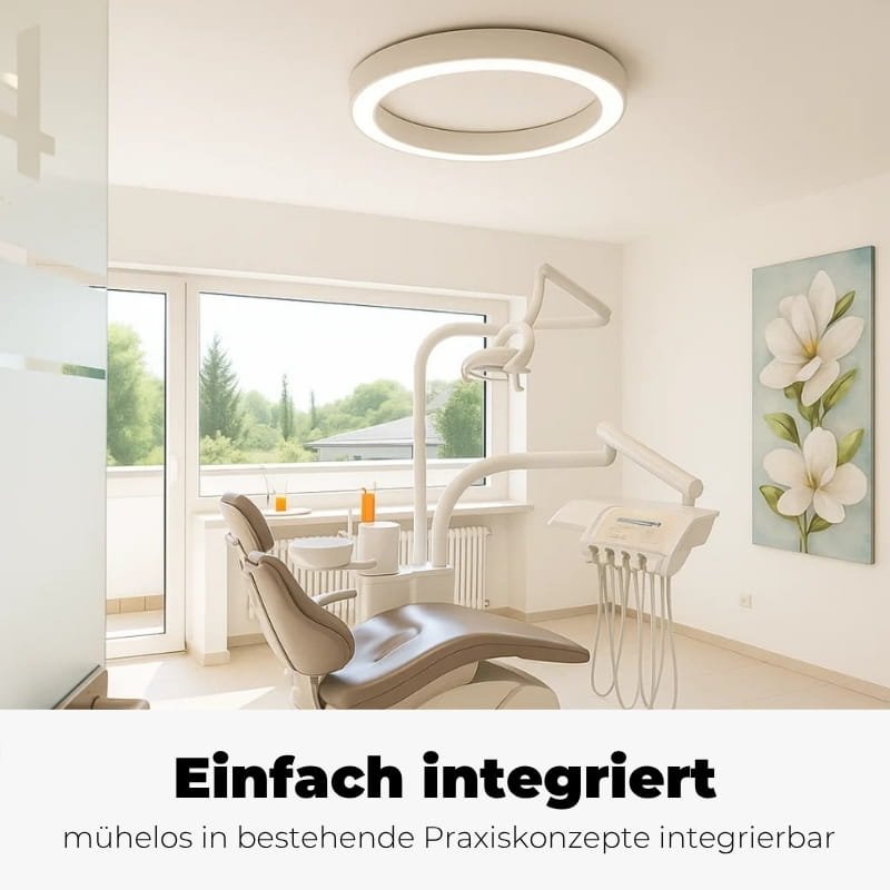 LED Praxisleuchte CIRCLE Dent Anbau