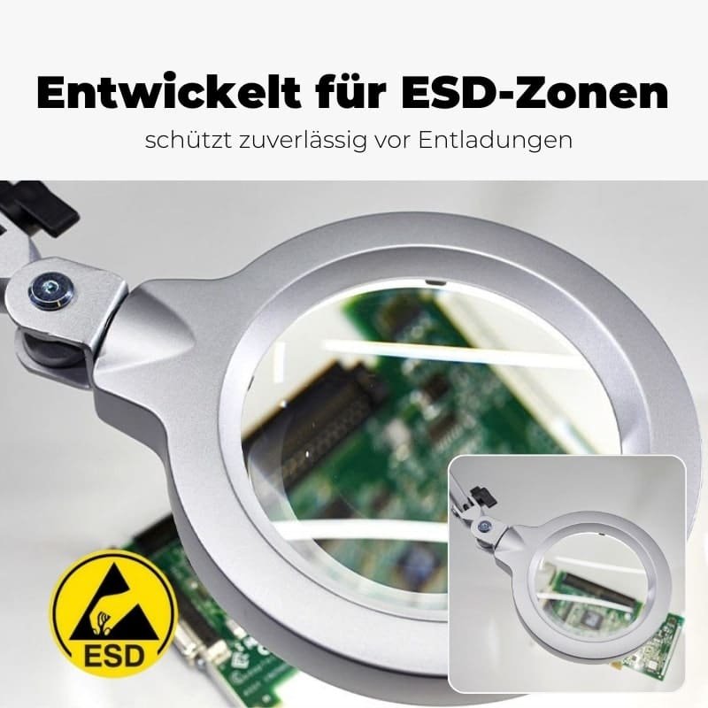 ESD Lupenleuchte RLL Pro ESD Zonen-min