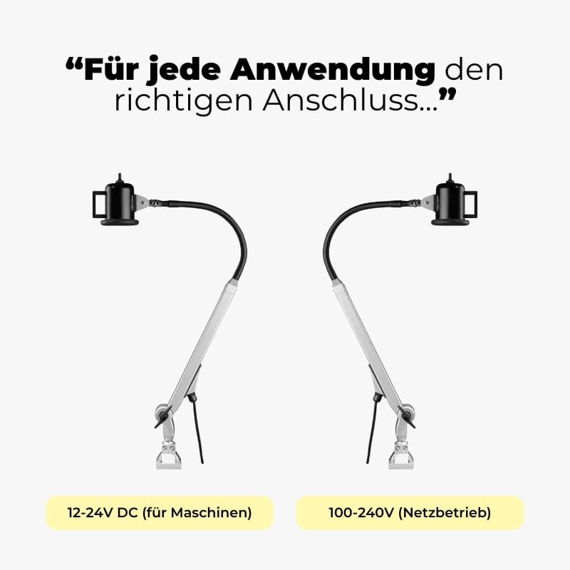 Flexarmleuchte FLEX MFL - Anschluss-min