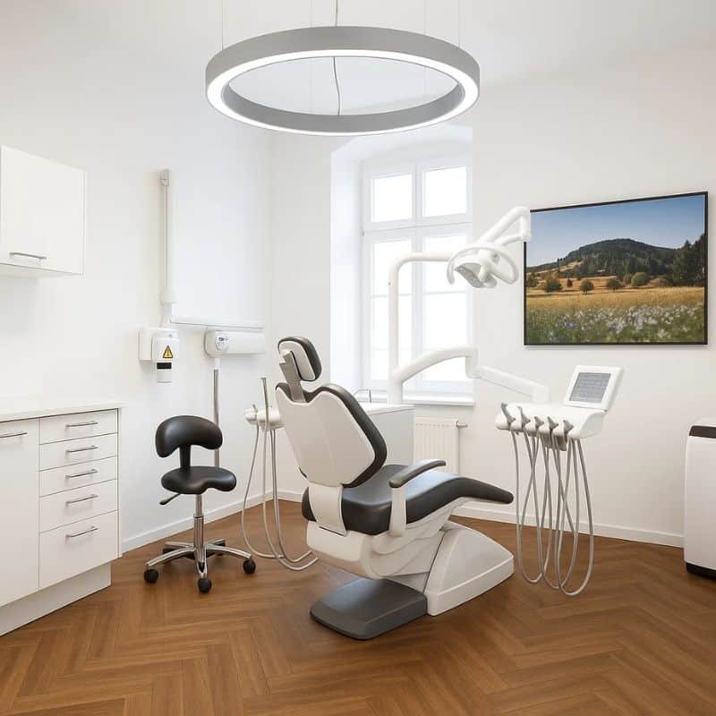 LED Beleuchtung Circle Dent für den Behandlungsraum in der Zahnarztpraxis