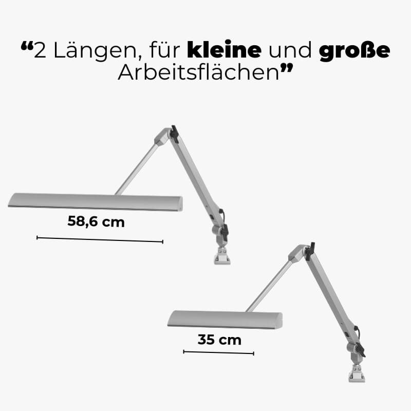 LED Industrie Gelenkarmleuchte Allround zwei Längen-min
