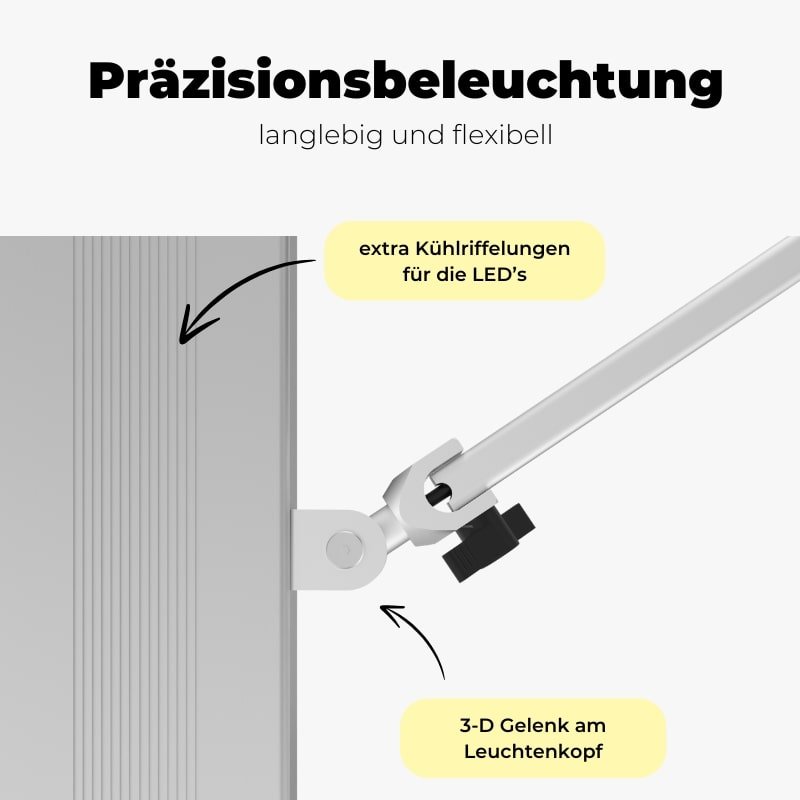 LED Industrie Gelenkleuchte GSL mit 3D-Gelenk-min