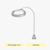 Lupenleuchte RLL Flex mit 51cm Flexarm und 3 Dioptrien