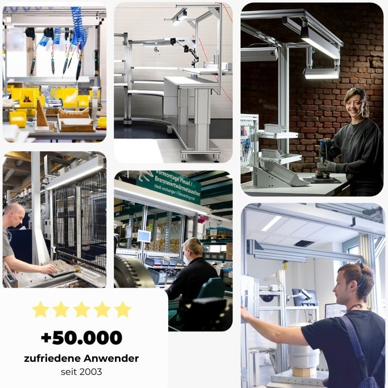 Moderne LED-Systemleuchte für perfekte Sicht und höchste Arbeitsqualität