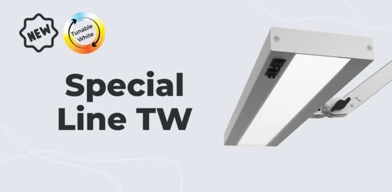 Neue LED Gelenkleuchte mit Farbwechsel - LED Special Line TW Beitragsbild