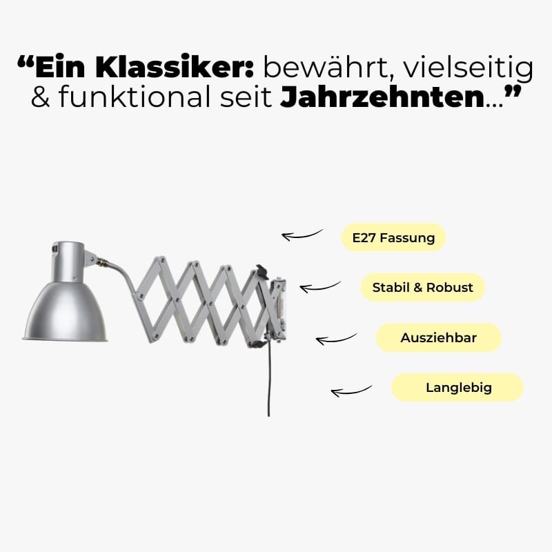 Scherenleuchte Classic - Benefits-min